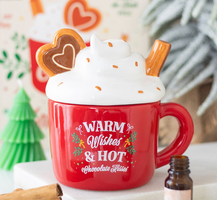 Hot Chocolate Mug Shaped Oil Burner ** Pre Order **