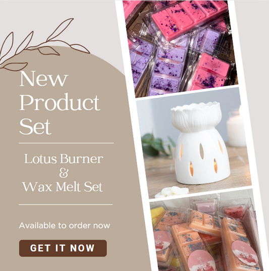 Lotus Burner & Wax Melt Set