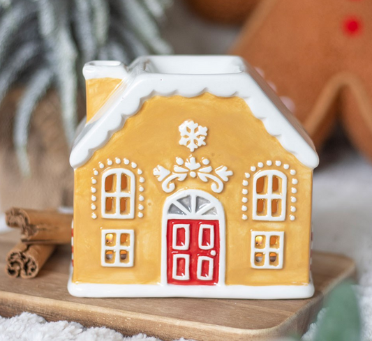Candy Cane Gingerbread House Oil Burner and Wax Warmer ** Pre Order **